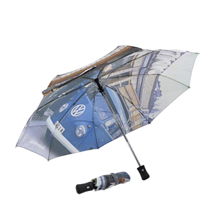 42-inch full color printing automatic opened compact umbrella